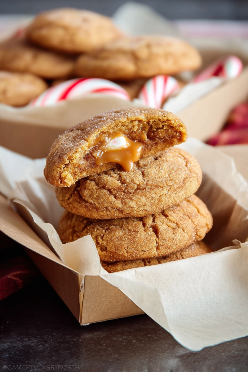 Caramel Stuffed Snickerdoodles: The Perfect Christmas Cookie