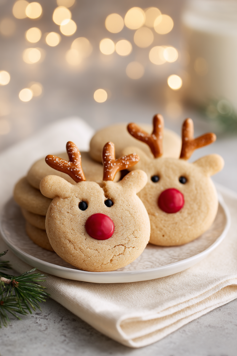 Peanut Butter Reindeer Cookies: A Festive Delight
